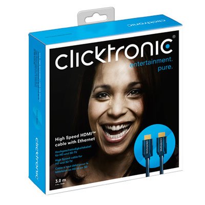 Clicktronic Cable HDMI 1.4 PREMIUM Tipo A Macho de 10 Mts.