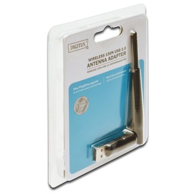 Antena adaptador USB 2.0 Wireless 150Mb.