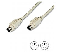 Cable PS/2 Mini Din 6 Pines Macho/Macho de 10 Mts.