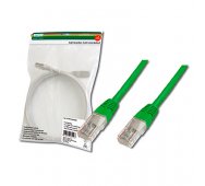 Latiguillo Cat-5e  DE 2 Mts. color VERDE fabricado en Cobre.