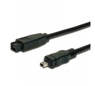 Cable Adaptador FireWire IEEE1394 de 9 pines Macho  a 4 Pines Macho de 4,5 Mts.