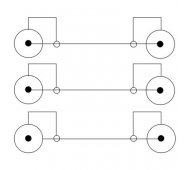 Cable RGB (ALTA CALIDAD) 3 x RCA Macho - 3 x RCA Macho de 2 Mts.