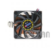 Disipador de Cobre y perfil bajo Socket A-370