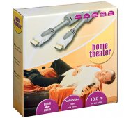 HT CABLE HDMI 3D + ETHERNET CONECTORES TIPO A MACHO / MACHO  de 10 Mts.