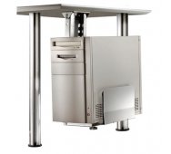 Soporte de CPU Bajo Mesa, color NEGRO